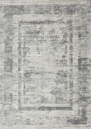 Cathedral Faded Borders Rug (6 x 8 - Grey) 