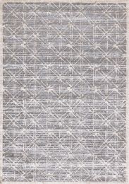 Chorus Elegant Geometric  Rug (7 x 9 - Beige Grey) 