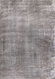 Hayden Cream Distressed Brushstrokes  Rug (7 x 9 - Grey) 