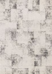 Marquis Distressed Patches Rug (White - 5'3x 7'7) 
