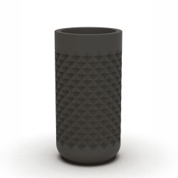 Clima High Pyramid Planter (Anthracite - 36 In) 