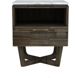 Abba 1 Drawer Nightstand with Shelf 
