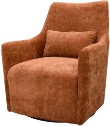Fair Swivel Chair (Brick Chenille) 