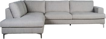 Down Sectional Sofa (Left - Dovetail Linen) 