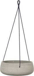 Veranda Circular Hanging Pot (Medium - Cement Grey) 