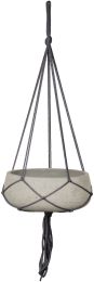 Veranda Circular Hanging Pot (Small - Cement Grey) 
