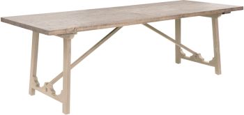Revival Dining Table (Light Grey Wash) 