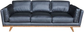 Macao Artyzen Sofa (Charme Black Leather) 