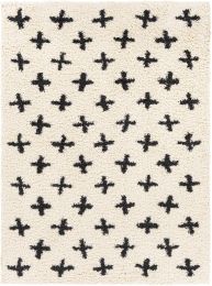 Beni Shag Rug (Off-White - 6'7 x 9') 