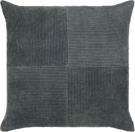 Corduroy Quarters Accent Pillow (Charcoal - 18 x 18 - Cover Only) 