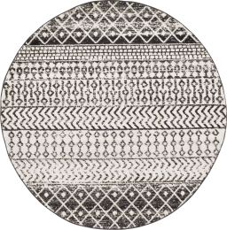 Elaziz Rug 2307 (Round - Black - 10' x 10') 