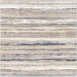 Roma Rug 2349 (Square - Navy - 6'7 x 6'7) 