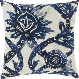 Sanya Bay Accent Pillow (Navy B - 18 x 18 - Down Insert) 