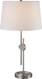 Alexa Table Lamp (Brushed Steel) 