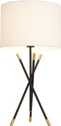 London Table Lamp (Black-Gold) 