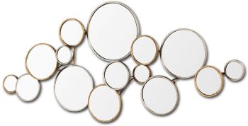 Halenday Wall Mirror (Fifteen Interconnected Mirrors) 