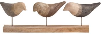 Yardley (Brown Wooden Carved Birds On Display) 