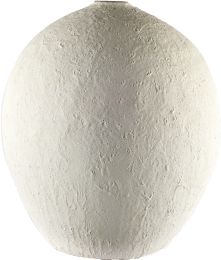 Karakum Floor Vase (23H - White Ceramic) 