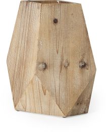 Allen Vase (Tall - Natural Wooden Base Oval) 