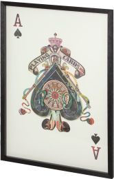 Ace of Spades Wall Art (White) 