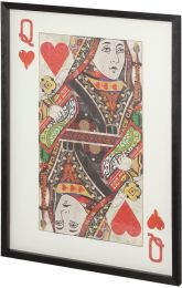 Queen of Hearts Wall Art (White) 
