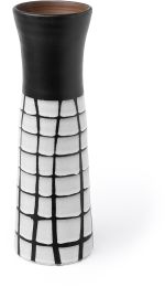 Luanda Vase (Large - Black & White) 