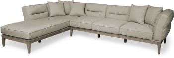 Denali Sectional Sofa (Left - Beige) 