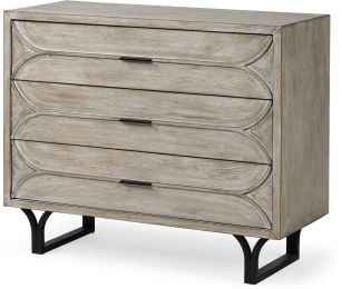 Giselle Accent Cabinet (Light Brown) 