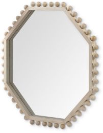 Torquay Wall Mirror (Octagon - Natural Wood) 