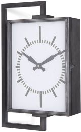 Hagar Wall Clock (Large - Rectangular Industrial) 