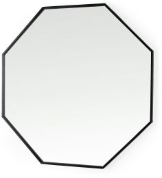 Helix Wall Mirror (Octogon Black Metal Frame Mirror) 