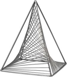 Risley (GreyMetal Triangular Decorative Object) 