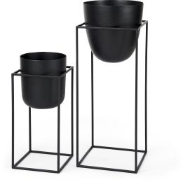 Bumble Plant Stand (Set of 2 - Black) 