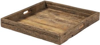 Carson Tray (Small - Brown Reclaimed Wood) 