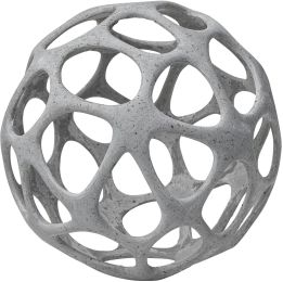 Spiro Off-White Hollow Decorative Orb (Large) 