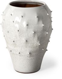 Julian Vase (14H - White Ceramic) 