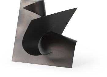 Francesca Sculptural Decorative Object (Small - Black Metal) 