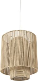 Aviario Pendant Light (Natural Cane Cylindrical) 