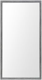Bathroom Vanity Mirror (20x40 - Grey Faux Wood Frame) 