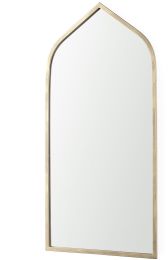Giovanna Wall Mirror (Gold Metal Frame Ogee Arch) 