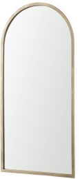 Giovanna Wall Mirror (Gold Metal Frame Rounded Arch) 