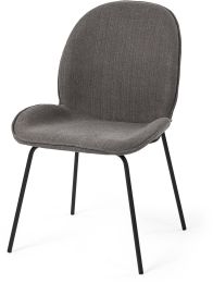 Inala Dining Chair (Set of 2 - Grey Seat Metal Frame) 