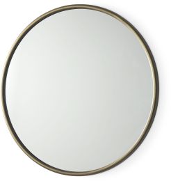 Piper Wall Mirror (Small - Gold Metal Round) 
