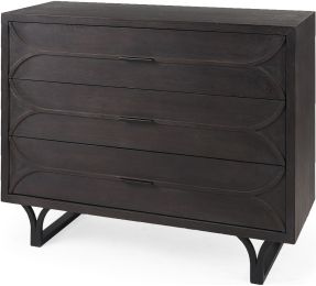 Giselle Accent Cabinet (Dark Brown) 