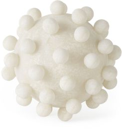 Malo (Large - Cream Resin Sphere Decorative Object) 