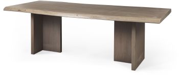 Konstantin Dining Table (Medium Brown Wood) 