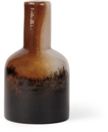 Marans Vase (Short - Amber  & Multicolor) 
