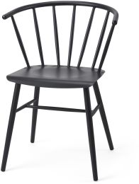 Colin Dining Chair (Black  Metal) 