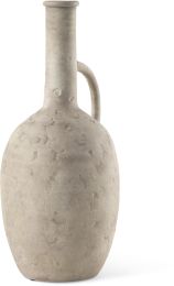 Zenni Vase (16.5H - Céramique Beige) 