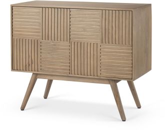 Sable Accent Cabinet (Light Brown Wood) 
